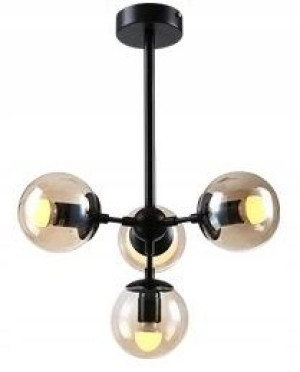 Lampa wisząca sufitowa 4 kule czary mat metal LOFT
