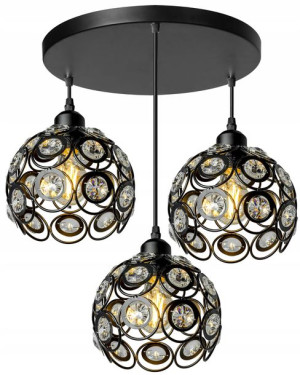 Lampa Wisząca Edison Led Plafon Kryształ App210