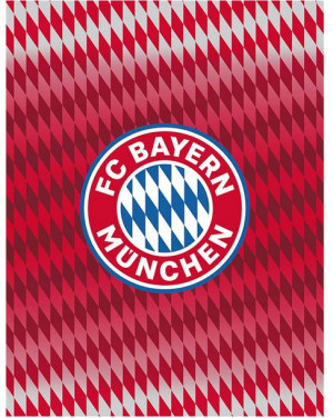 Ciepły KOC narzuta BAYERN MONACHIUM 130x170
