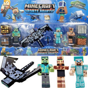 MINECRAFT - Update Aquatic - duży zestaw figurek