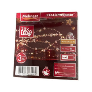 Świąteczne Światełka Łańcuch LAMPKI 20LED PEREŁKI