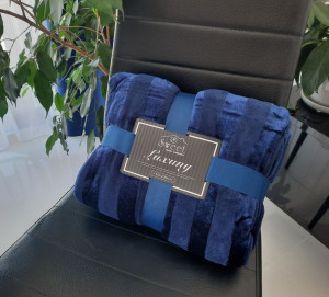 Koc Luxury 150x200 Niebieski