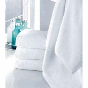 Ręcznik Hotelowy Frotte 70x140 Cm Biały Gładki Spa