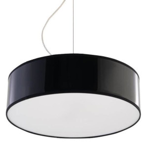 Lampa Wisząca Okrągła Sufitowa Arena 35 Czarna