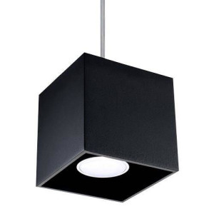 Lampa Wisząca Do Przedpokoju Sufitowa Quad Czarna