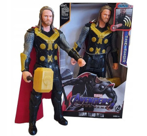Thor Avengers Duża Figurka Dźwięk Świeci Led 30cm