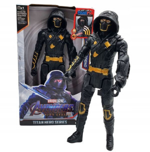 Czarny Ronin Avengers Duża Figurka Dźwięk Led 30cm