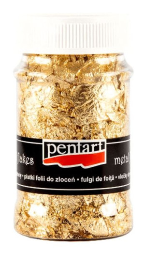 Pentart Folia do złoceń płatki złota 1g M9