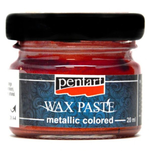 Pentart Pasta Woskowa 20 ml ogniste złoto WAX PASTE