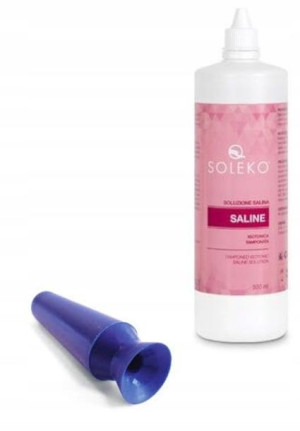 DMV Scleral Cup + Sól fizjologiczna