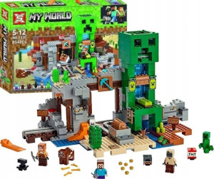 Klocki My World Minecraft Kopalnia Creeperów 834el