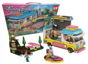 Klocki Friends Kamper Truck Sporty Wodne 452el