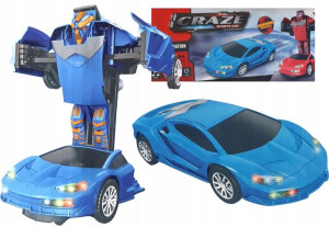 2w1 Auto-robot Samochód Transformuje Led Muzyka