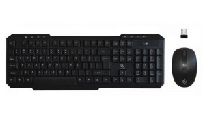 Zestaw Rebeltec Klawiatura Maxim + Mysz Wireless Black Usb