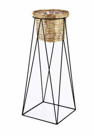 Loft Kwietnik naTURAL Osłonka boho Wiklina