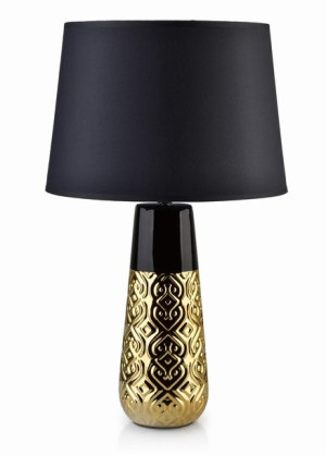 Lampka Nocna Stołowa Stojąca złota Lampa