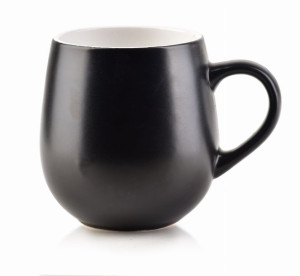 Ceramiczny do herbaty Czarny Kubek 500ml 10,5cm