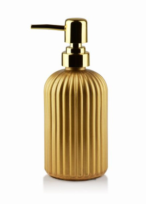 Dozownik łazienkowy na mydło 400 ml Złoty Reczny