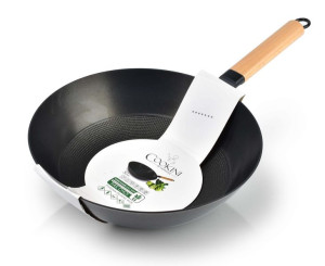 PAK CHOI Wok Żeliwna Nieprzywierająca 30cm
