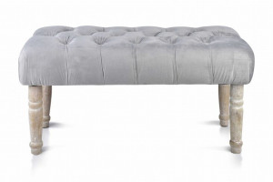 Ławka Tapicerowana Enzo Grey 80x40x38cm