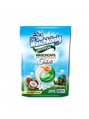 WASCHKONIG Kapsułki 50p Tahiti uniwersal900g do prania