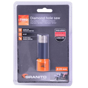 Otwornica Koronka Diamentowa 20mm M14 Tebo