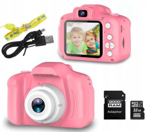 Aparat Fotograficzny Cyfrowy Dla Dzieci F. Hd 32gb