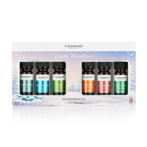 Zestaw 6 olejków eterycznych "Frosty Woodland" w świątecznym opakowaniu (6