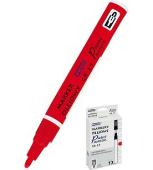 Marker olejowy GR-25 Grand czerwony