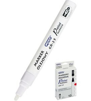 Marker olejowy GR-25 Grand biały