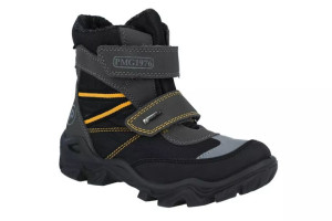 Śniegowce chłopięce PRIMIGI 2893800 czarny GORETEX z odblaskami
