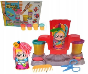 Fryzjer Ciastolina Zestaw Magic Clay 4x Tuba