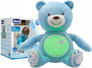 Chicco Miś Z Projektorem 3w1 Lampka + Kołysanki