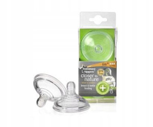 Tommee Tippee Smoczek Do Butelek Z Rurką 6m+ 2szt