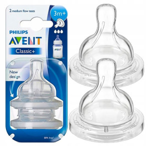 AVENT SMOCZEK antykolkowy CLASSIC+ nr3 3m+ 2szt