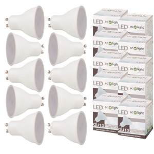 10x Żarówka Led Gu10 10w 4000k Neutralna 10w=75w