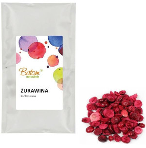 Żurawina liofilizowana 20 g Owoce Liofilizowane - Batom