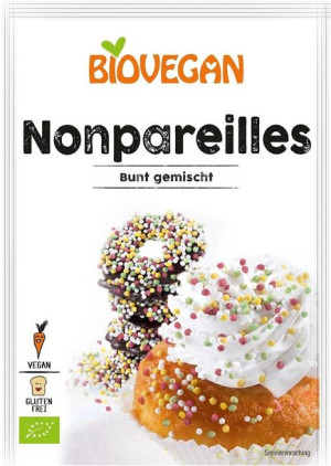 Posypka cukrowa kolorowa Perełki Bezglutenowa 35 g - Bio Vegan