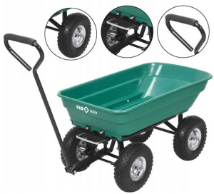 Taczka Wózek Ogrodowy Wywrotka Transportowy 150kg