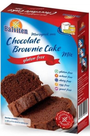 Ciasto murzynek mix bezglutenowy 380 g mieszanka Brownie Cake - Balviten