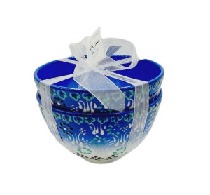 Miseczka do musli niebieska handmade, 2szt