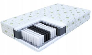 Materac 90x200 kieszeniowy FDM ARIA Aloevera