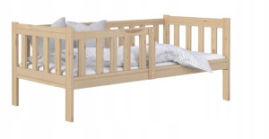 Łóżko drewniane 160x80 + materac BOBO 11