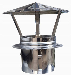 Daszek Kominowy Inox Parasol Fi 200 Komin Kominy