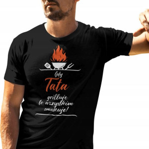 Koszulka T-shirt Na Prezent Dla Taty Dzień Ojca XL