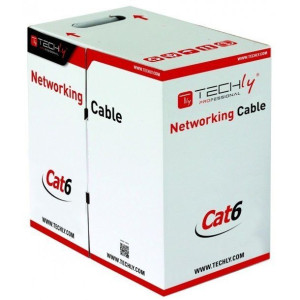Techly Kabel Skrętka Kat 6 S/ftp Pimf Drut 305m Bo