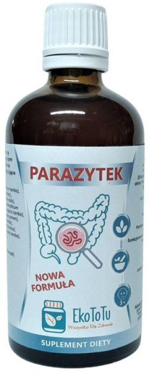 Parazytek płyn doustny - suplement diety 100 ml pasożyty  - EkoToTu
