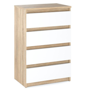 Skandynawska Komoda Do Pokoju Młodzieżowego Z 4 Szufladami Szafka 60cm