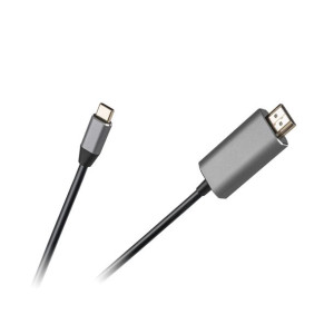 Kabel wtyk HDMI - wtyk typu C  1m