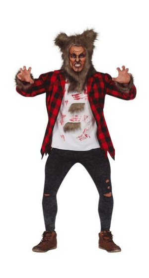 Strój Warewolf Wilkołak Wilkołaka Halloween - L